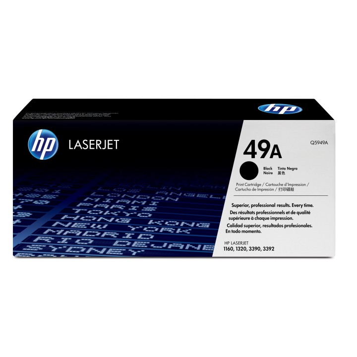 Toner HP LaserJet 49A Negro 2500 páginas (Q5949A)