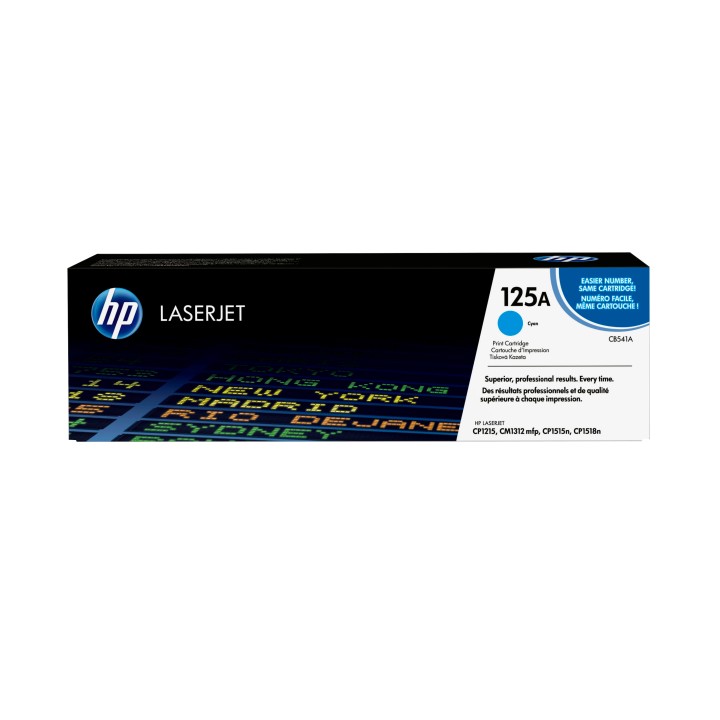 Toner HP LaserJet 125A Cian 1400 páginas (CB541A)