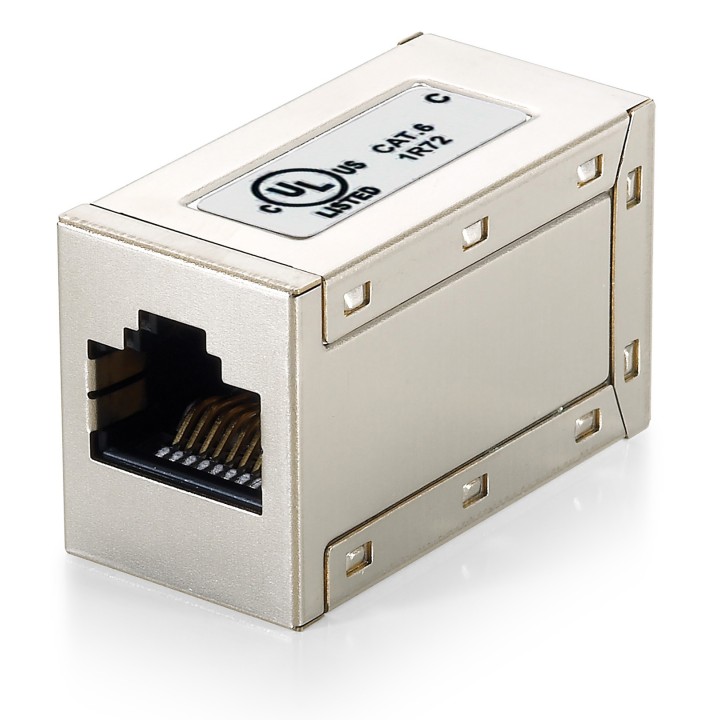 Conector EQUIP RJ45/H a RJ45/H Cat6 Metálico (EQ121169)