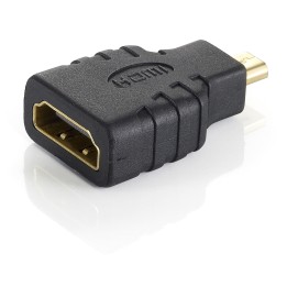 Adaptador EQUIP Micro HDMI/M a HDMI/H Negro (EQ118915)