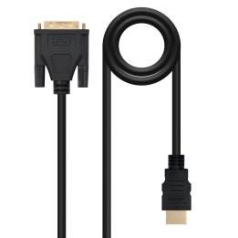 Nanocable DVI 18+1/M a HDMI A/M 1.8m Negro (10.15.0502)