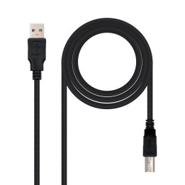 Nanocable USB-A/M a USB-B/M 4.5m Negro (10.01.0105-BK)