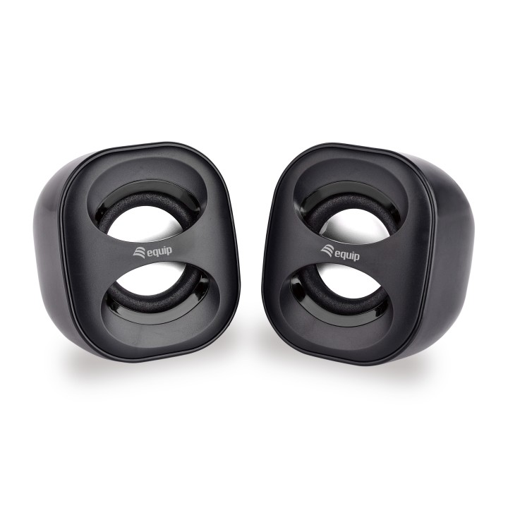 Altavoces EQUIP Life 2.0 6W 3.5mm USB Negro (EQ245330)