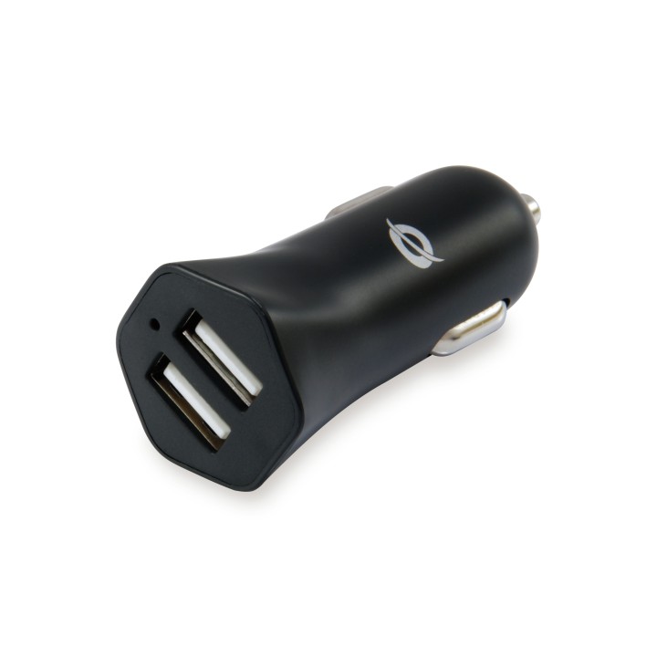 Cargador Coche CONCEPTRONIC 2Usb-A 12W (CARDEN03B)