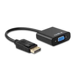 Cable AISENS DP/M a VGA/H 15cm Negro (A125-0367)