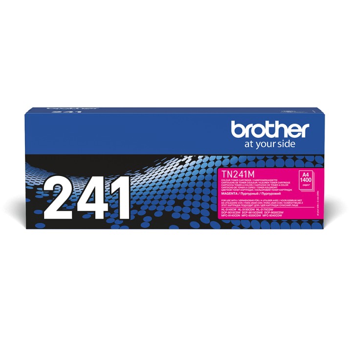 Toner BROTHER Impresión LED Magenta 1400 pág (TN-241M)