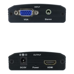 Conversor Nanocable VGA a HDMI/3.5mm 1m (10.16.2101-BK)