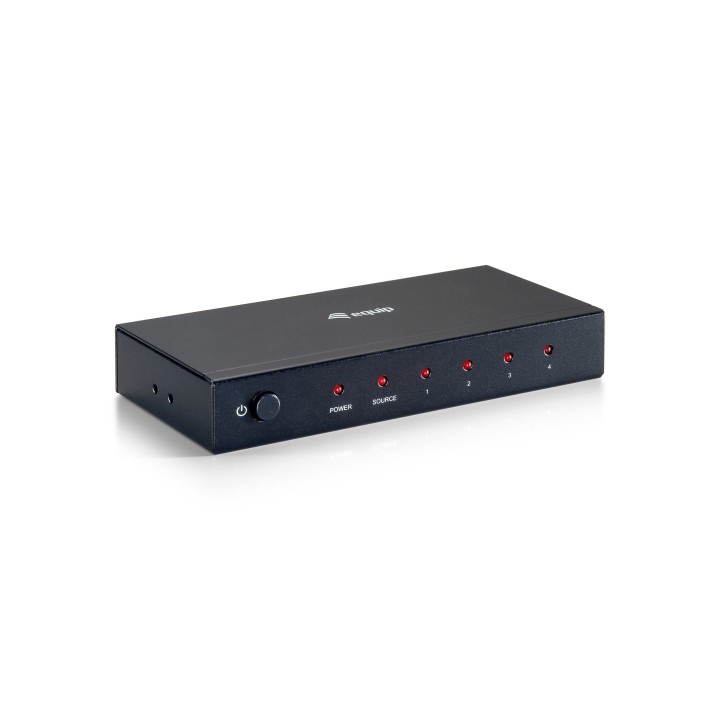 Splitter EQUIP FHD 3D HDCP 4xHDMI Out Negro (EQ332714)