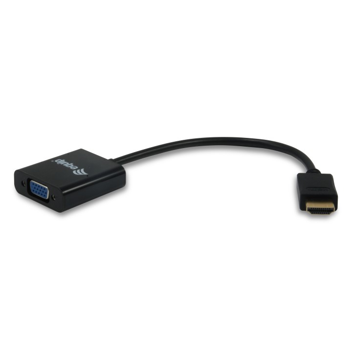 Cable EQUIP HDMI/M a VGA/H + 3.5mm 25cm (EQ11903607)