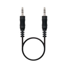 Nanocable Audio 3.5mm/M a 3.5mm/M 5m Negro (10.24.0105)