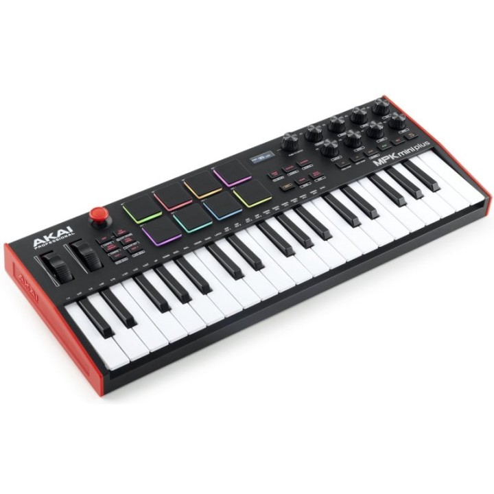 AKAI Professional MPK Mini Plus Controlador de Teclado MIDI USB 37 Teclas Negro
