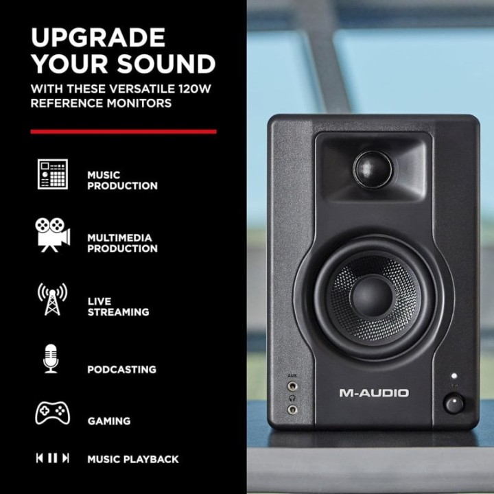 M-Audio BX4 Pareja de Monitores de Estudio Activos 120W Negros