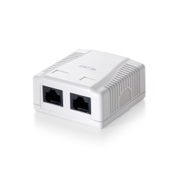 Roseta EQUIP 2xRJ45/H Cat.6 Blanco (EQ235212)