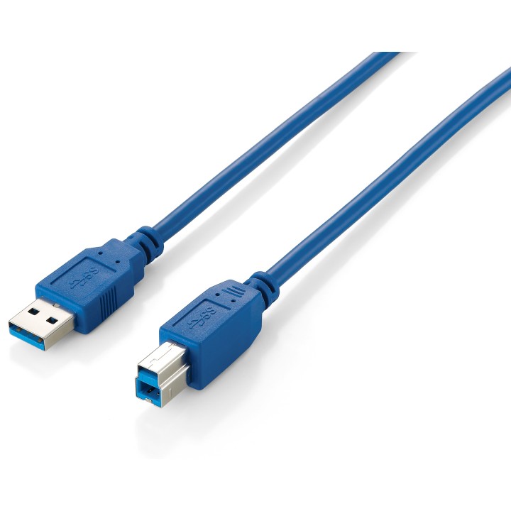 Cable EQUIP USB-A/M a USB-B/M 1.8m Azul (EQ128292)