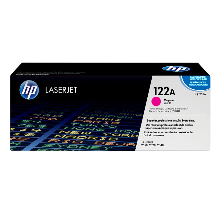 Toner HP LaserJet 122A Magenta 4000 páginas (Q3963A)