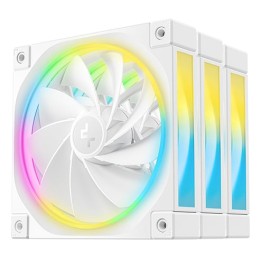 Refrigeración Aire DeepCool ARGB Universal 120mm FL12R WH-3 IN 1 Pack 3 Blancos PWM