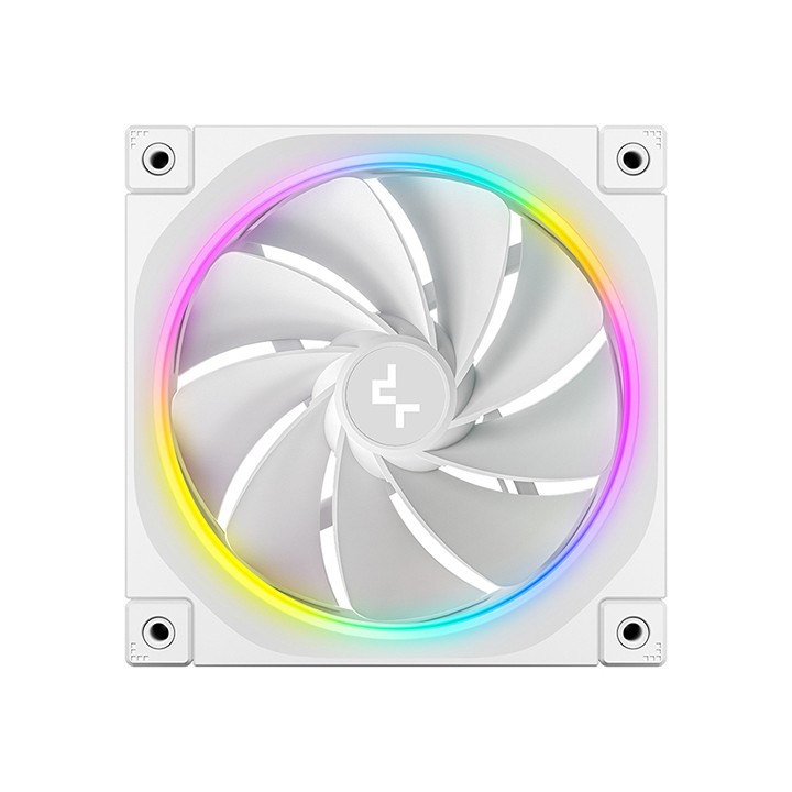 Refrigeración Aire DeepCool ARGB Universal 120mm FL12R WH-3 IN 1 Pack 3 Blancos PWM