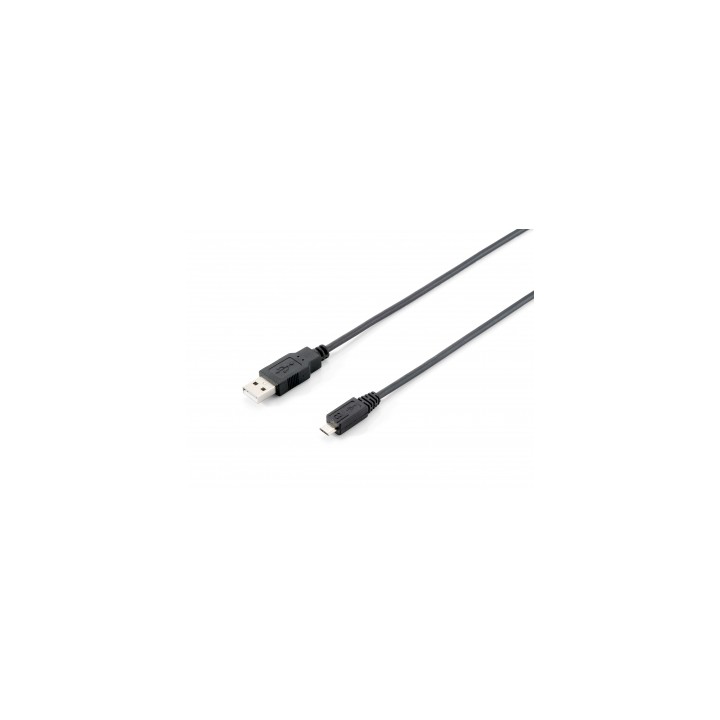 Cable EQUIP USB-A/M a mUSB-B/M 1m Negro (EQ128594)