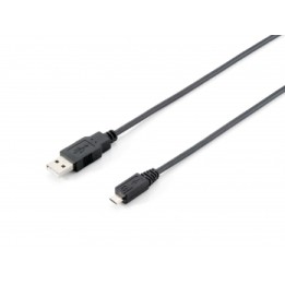Cable EQUIP USB-A/M a mUSB-B/M 1.8m Negro (EQ128523)