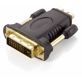 Adaptador EQUIP HDMI/H a DVI/M Negro (EQ118908)