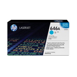 Toner HP LaserJet 646A Cian 12500 páginas (CF031A)