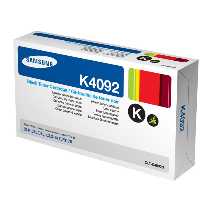 Toner Samsung Laser CLT-K4092S Negro 1500 pág (SU138A)