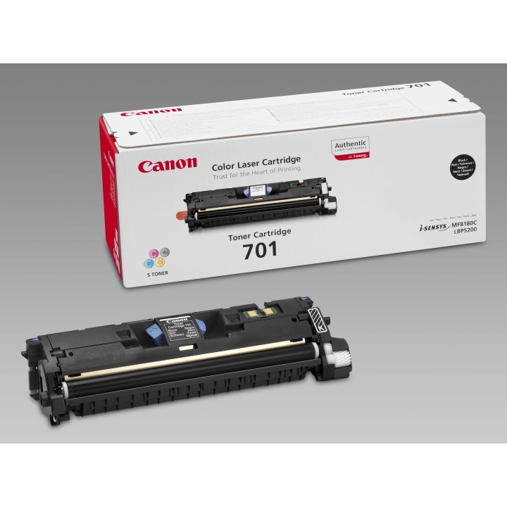 Toner Canon Laser 701BK Negro 4000 páginas (9287A003)