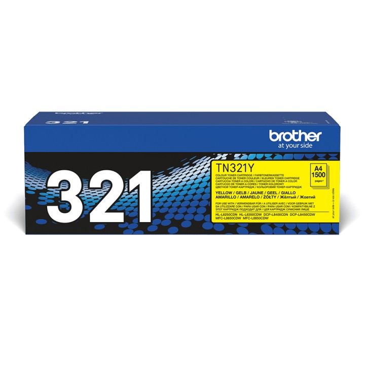 Toner BROTHER Laser Amarillo 1500 páginas (TN-321Y)