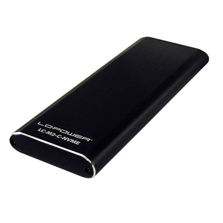 LC-Power Carcasa para Disco Duro SSD M.2 NVMe USB-C