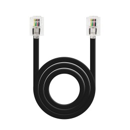 Nanocable RJ11 a RJ11 2m Negro (10.32.0102-BK-OEM)