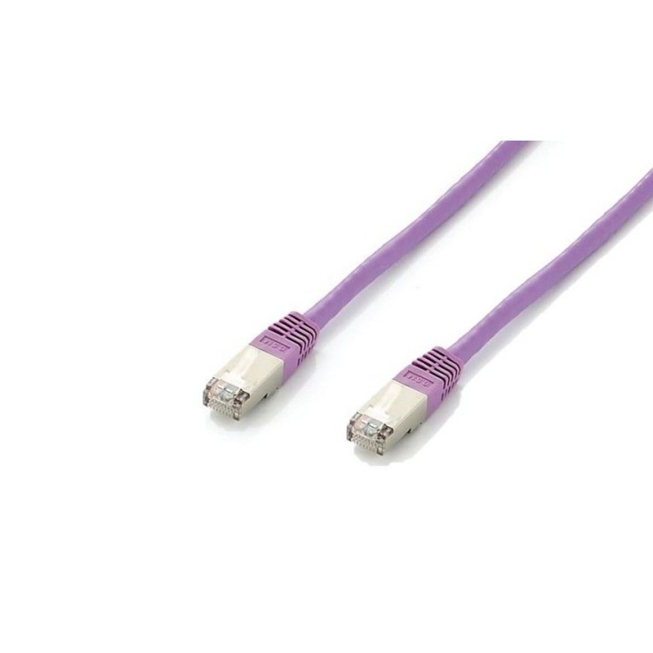 Latiguillo EQUIP Cat.6a S/FTP 5m Púrpura (EQ605654)