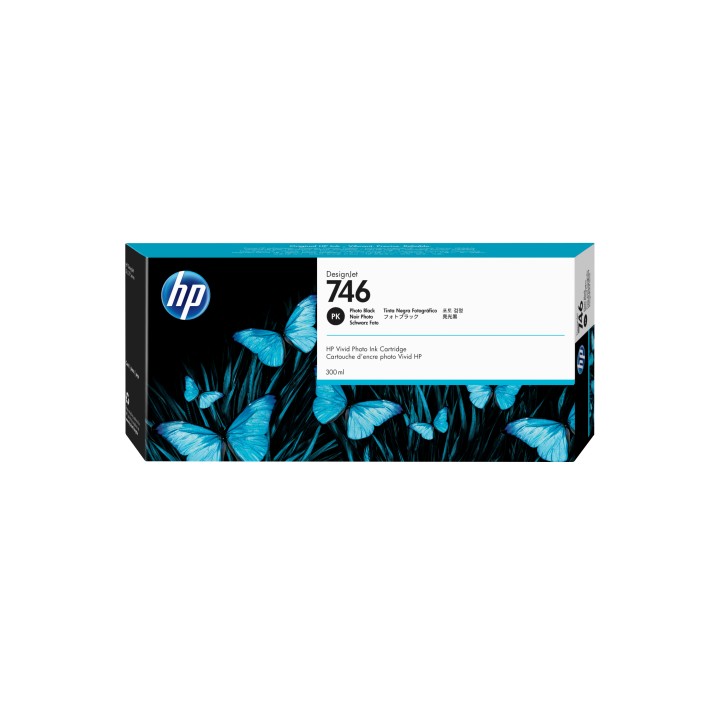 Tinta HP DesignJet 746 Negro Photo 300ml (P2V82A)