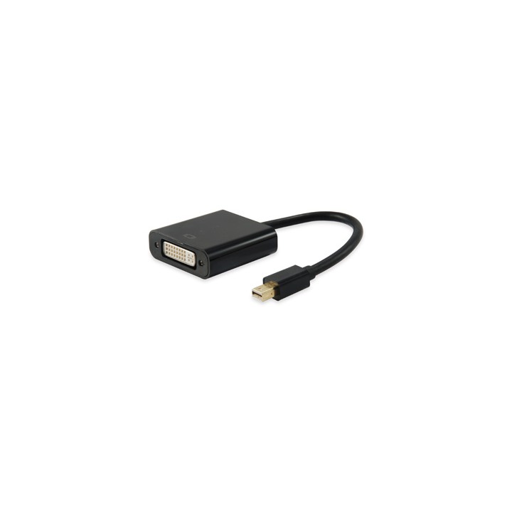 Adaptador EQUIP Mini DP/M a DVI-I/H Negro (EQ133433)