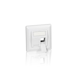 Marco Roseta EQUIP para 2 Conectores Blanco (EQ761303)