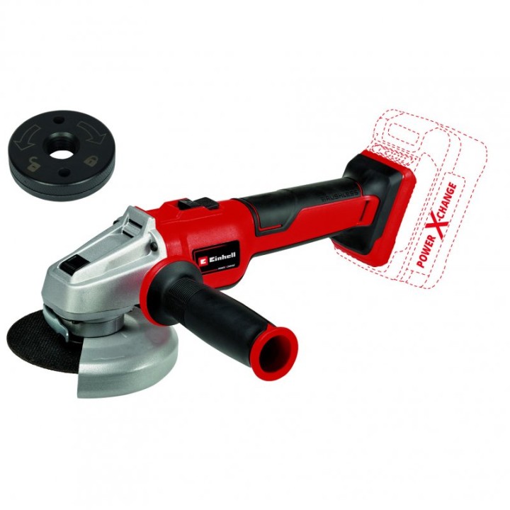 Einhell AXXIO BL 18/125 Q Amoladora Angular Inalámbrica 18V