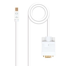 Nanocable Mini DP/M a VGA/M 3m Blanco (10.15.4103)