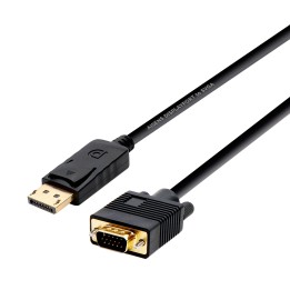 Cable AISENS DP/M a VGA/M 2m Negro (A125-0365)