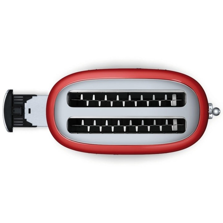 Smeg TSF02RDEU Tostador 4 Rebanadas 1500W Rojo