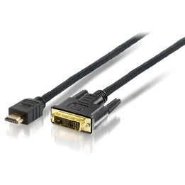 Cable EQUIP HDMI/M a DVI-D/M 5m Negro (EQ119325)