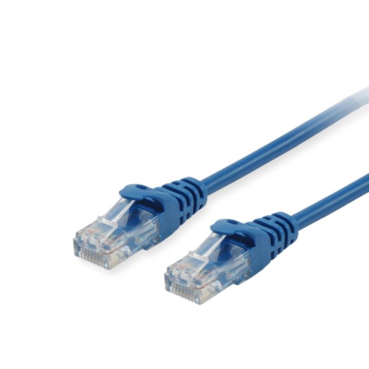 Cable EQUIP RJ45 Cat.6 U/UTP 0.25m Azul (EQ625433)
