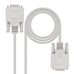 Nanocable DB9/H a DB9/H 1.8m Beige (10.14.0602)