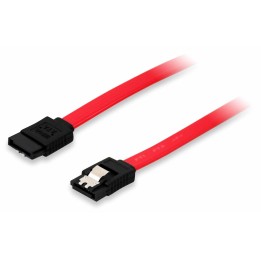 Cable EQUIP SATA2/M a SATA2/M 0.5m Rojo/Negro(EQ111800)