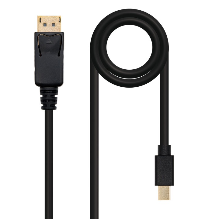 Nanocable MiniDP/M a DP/M 2m Negro (10.15.2402)