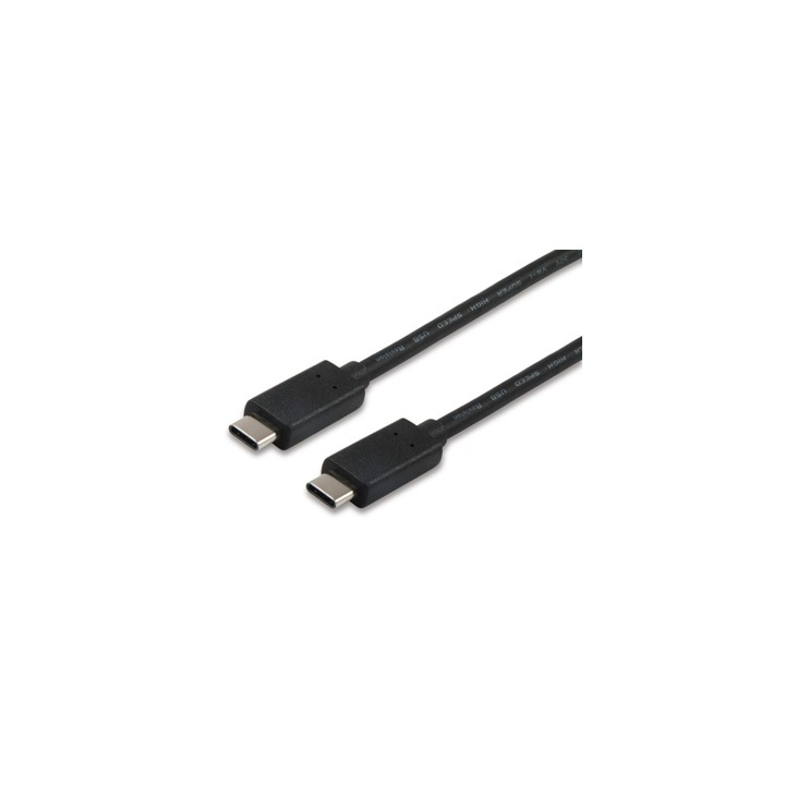 Cable EQUIP USB-C/M a USB-C/M 1m Negro (EQ12888307)