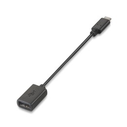 Cable AISENS USB-C/M a USB-A/H 15cm Negro (A107-0059)