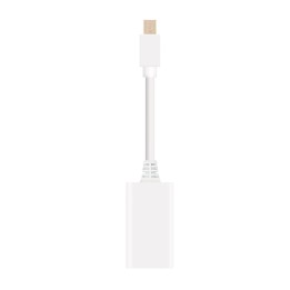Nanocable Mini DP/M a HDMI/H 15cm Blanco (10.16.0102-W)