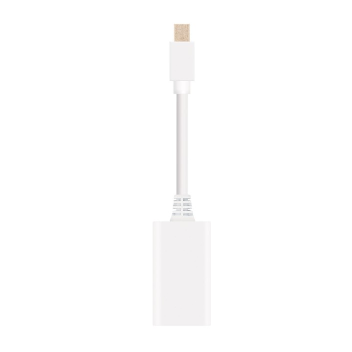 Nanocable Mini DP/M a HDMI/H 15cm Blanco (10.16.0102-W)