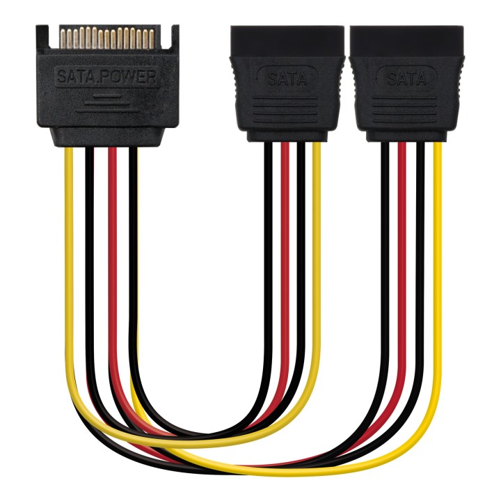 Nanocable SATA/M a 2xSATA/H 20cm (10.19.0103)