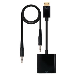 Conversor Nanocable HDMI a VGA/3.5mm (10.16.2003-BK)