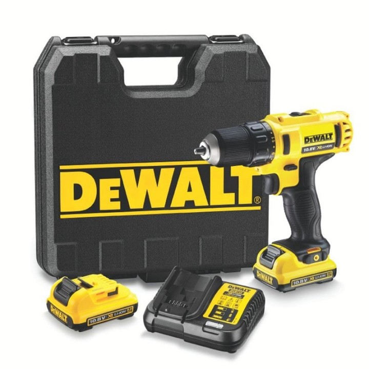 DeWalt DCD710D2-QW Taladro Atornillador + 2 Baterías